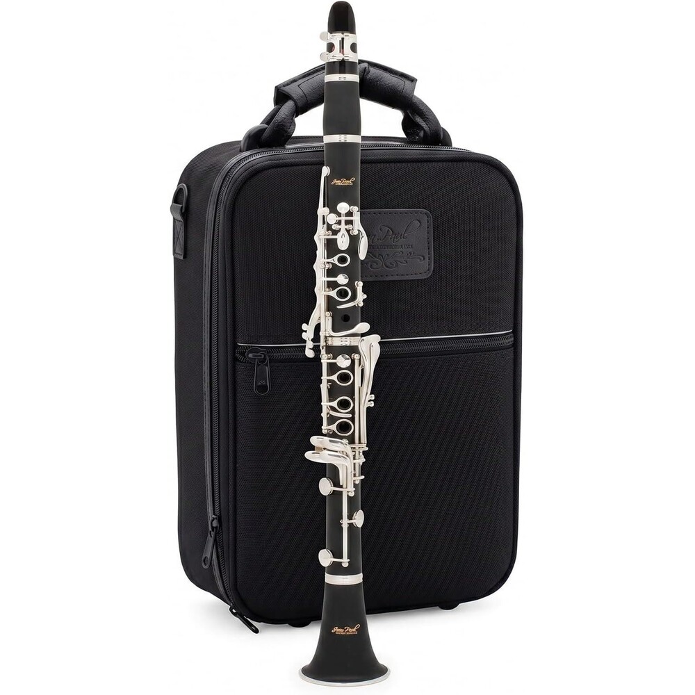 Jean Paul CL-400 Intermediate Bb Clarinet, ABS Body, Silver-Plated Keys